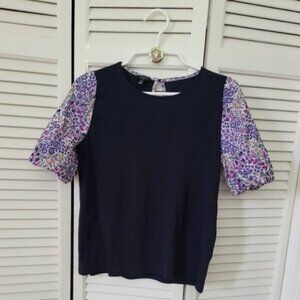 Talbots T-Shirt with Puffy Sleeve